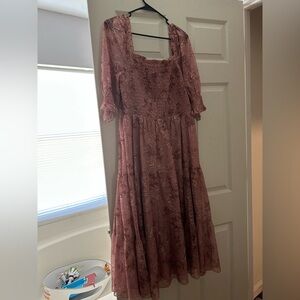 Baltic Born Mauve Long Sleeve Dress